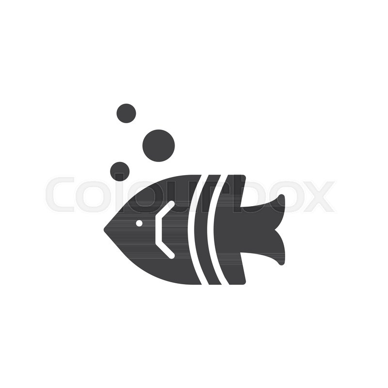 800x800 Tropical Fish Vector Icon Filled Flat Stock Vector Colourbox
