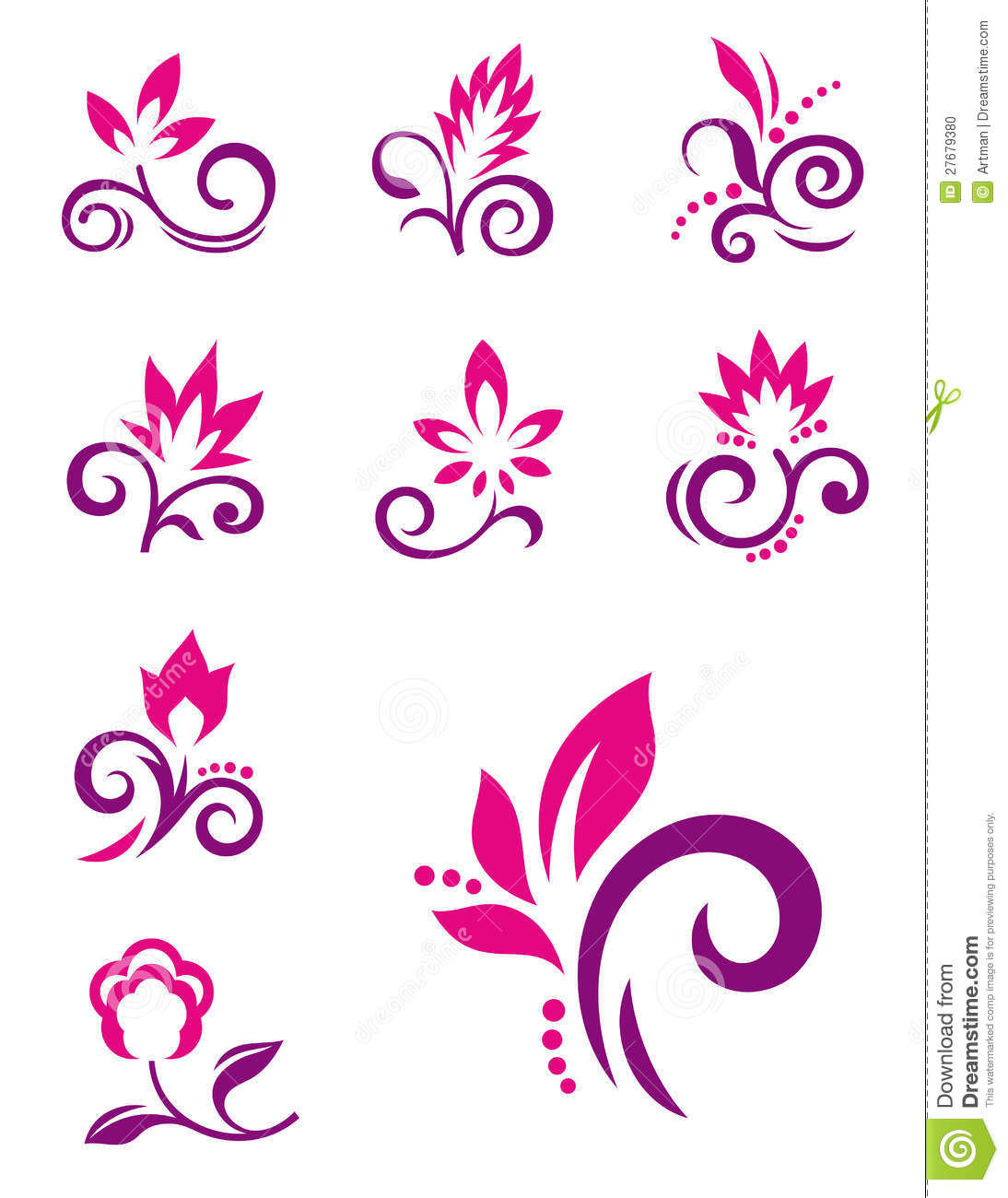 Simple Floral Vector