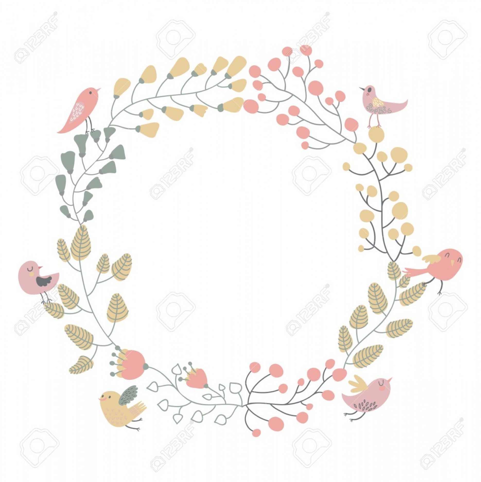 Simple Floral Vector at Vectorified.com | Collection of Simple Floral ...