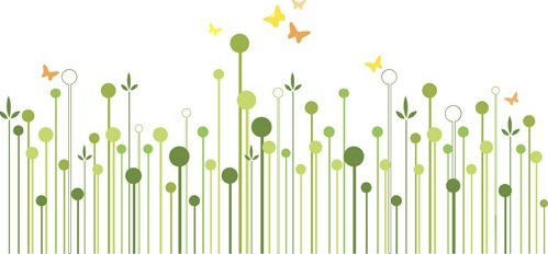 499x232 Simple Floral Vector Background Free Vectors Ui Download