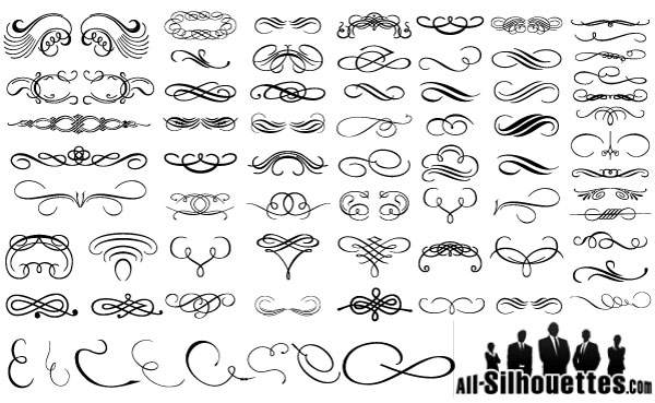 600x369 Simple Flourish Vector Free Download Images