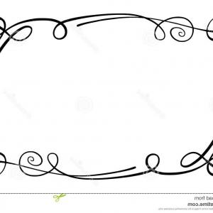 300x300 Simple Doodle Scribble Border Sketch Rectangular Flourish Vector