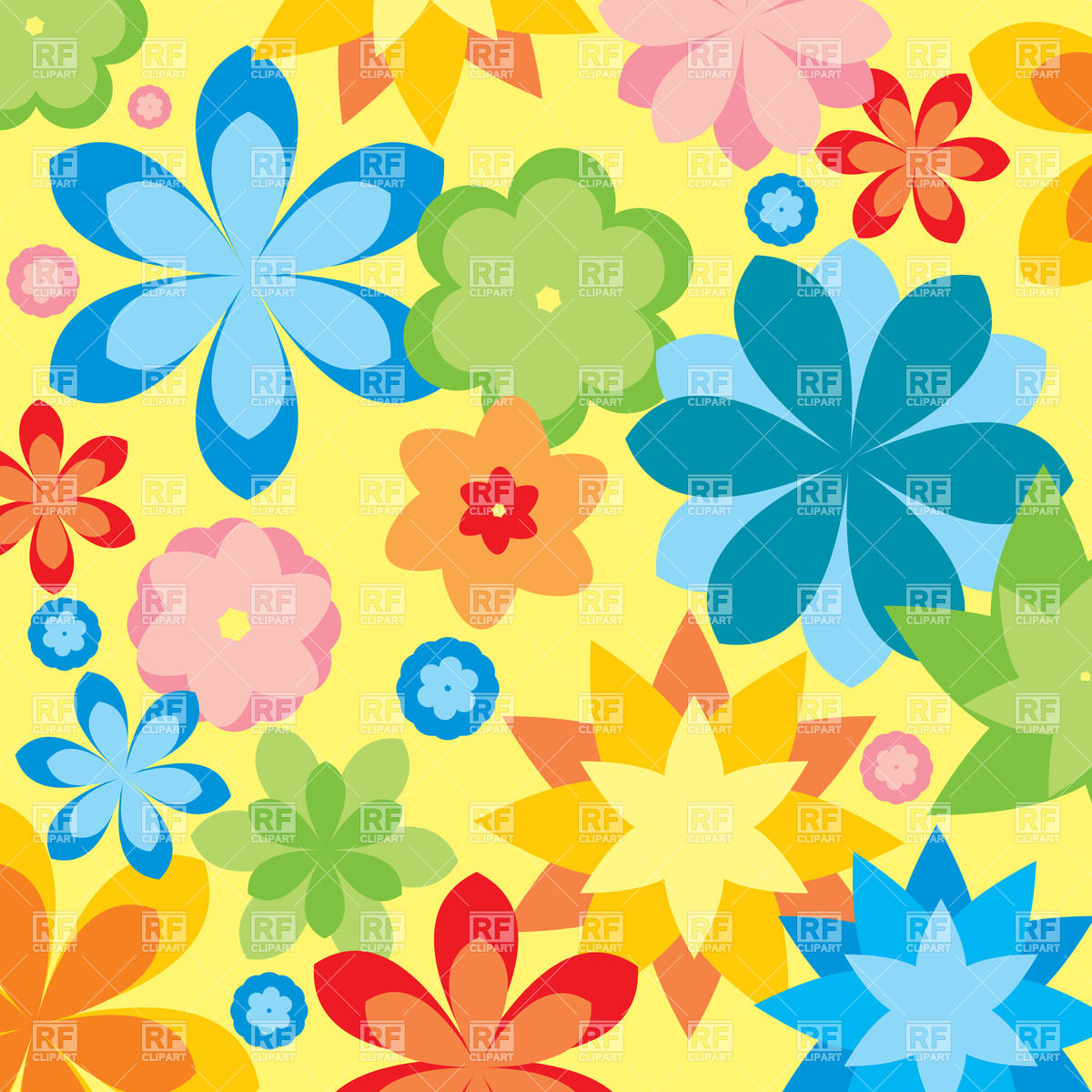 1200x1200 Abstract Simple Flower Background Vector Image Of Backgrounds