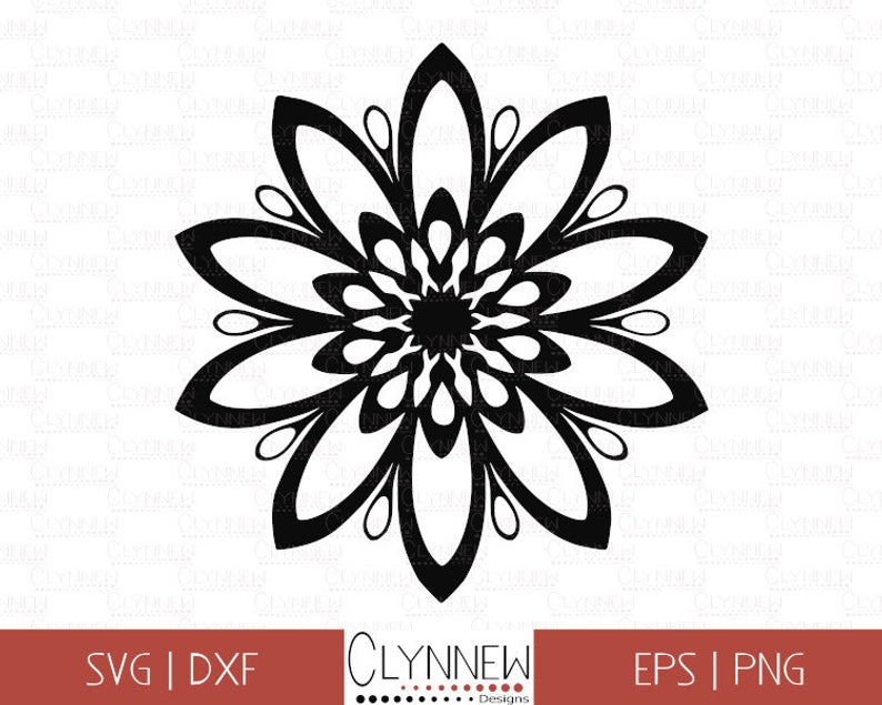 794x635 Simple Flower Flower Vector Star Shape Flower Etsy