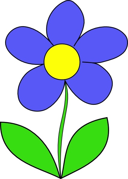 426x596 Simple Flower Clip Art Free Vector In Open Office Drawing
