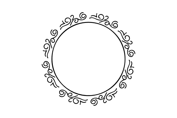 580x386 Simple Frame Vector, Batik Graphic