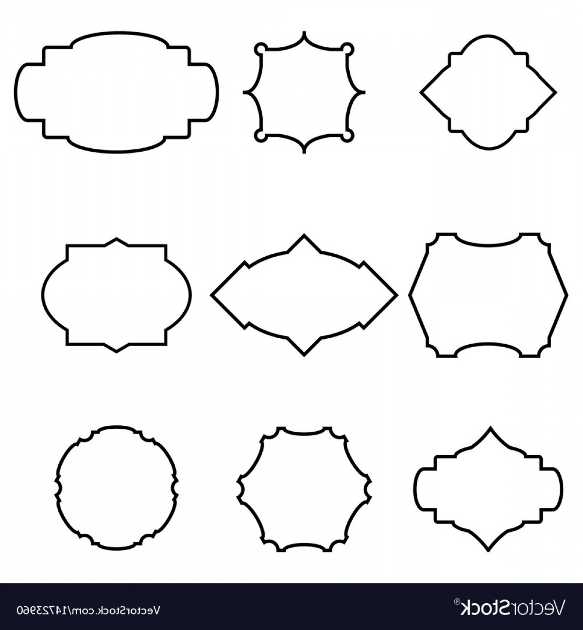 1200x1296 Simple Vector Frame Designs Soidergi