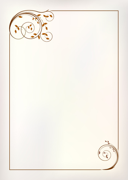 426x600 Simple Ornament Frame Vector Free Vector In Adobe Illustrator