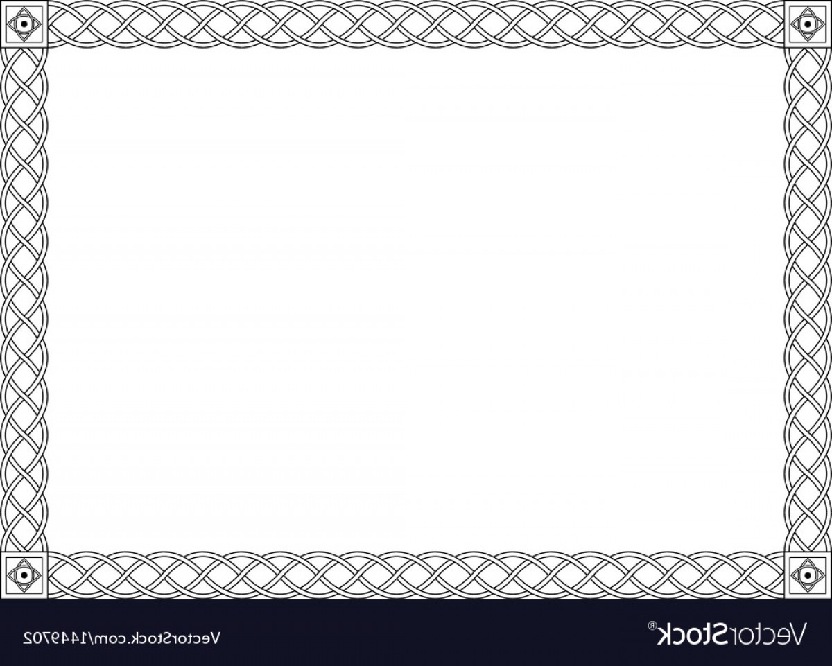 1200x961 Gothic Simple Black Ornamental Decorative Frame Vector Catchsplace