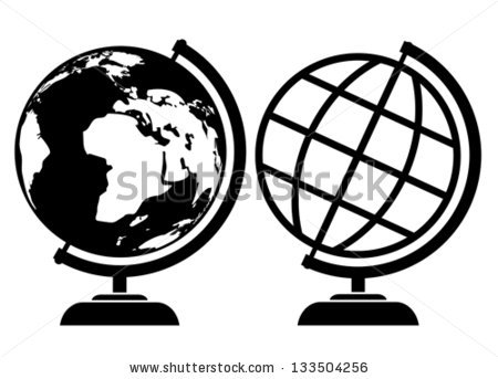450x343 Simple Globe Vector