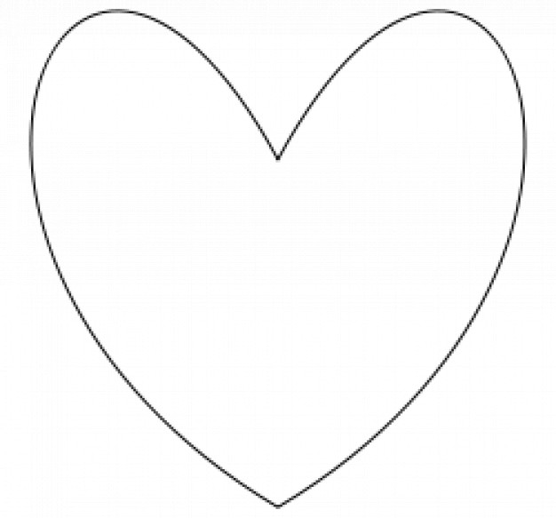 Simple Heart Vector Free Download 626x583 Simple Heart Vector Free Download