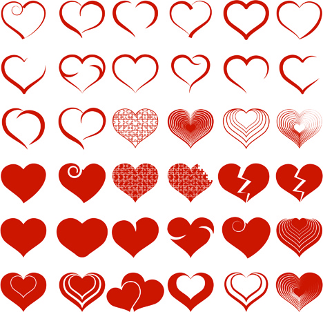 Simple Heart Shapes Icons Vectors Free Vector In Encapsulated 468x452 Simple Heart Shapes Icons Vectors Free Vector In Encapsulated