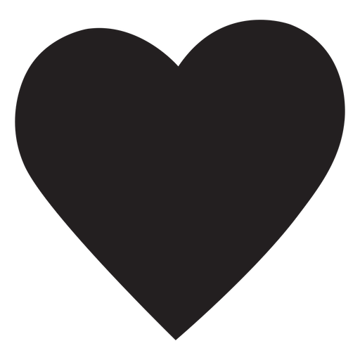 Simple Heart Silhouette 512x512 Simple Heart Silhouette