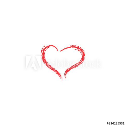 Cupid's Heart Vector Illustration Valentine's Day Heart Simple 500x500 Cupid's Heart Vector Illustration Valentine's Day Heart Simple