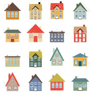 Photostock Vector House Vector Set Simple Home Illustration 300x300 Photostock Vector House Vector Set Simple Home Illustration