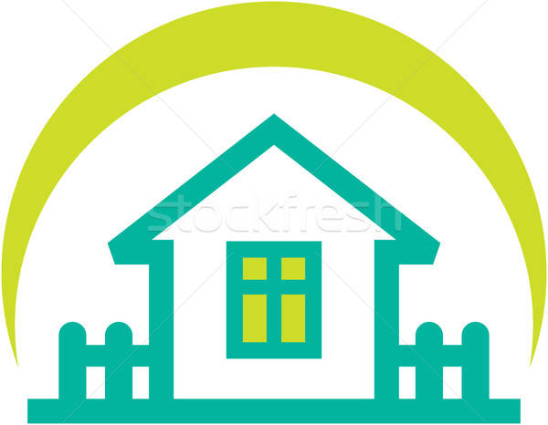 Vector Simple Real Estate Illustration Small House Vector 600x466 Vector Simple Real Estate Illustration Small House Vector