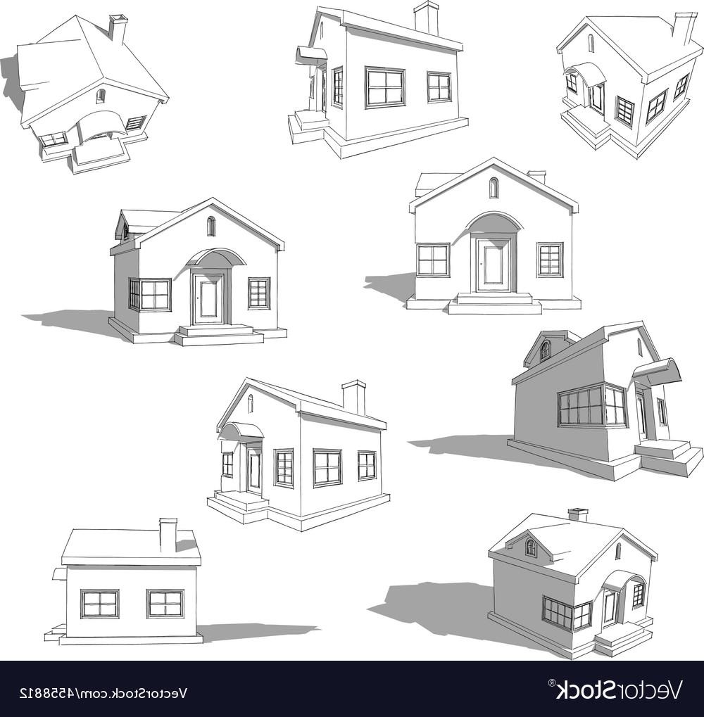 Best Simple House Drawings Vector Library Vector Images Design 1000x1019 Best Simple House Drawings Vector Library Vector Images Design