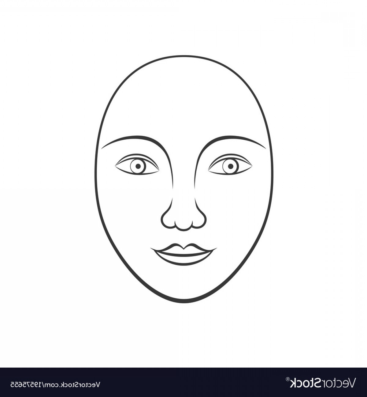 1200x1296 Simple Human Face Line Art Vector Soidergi