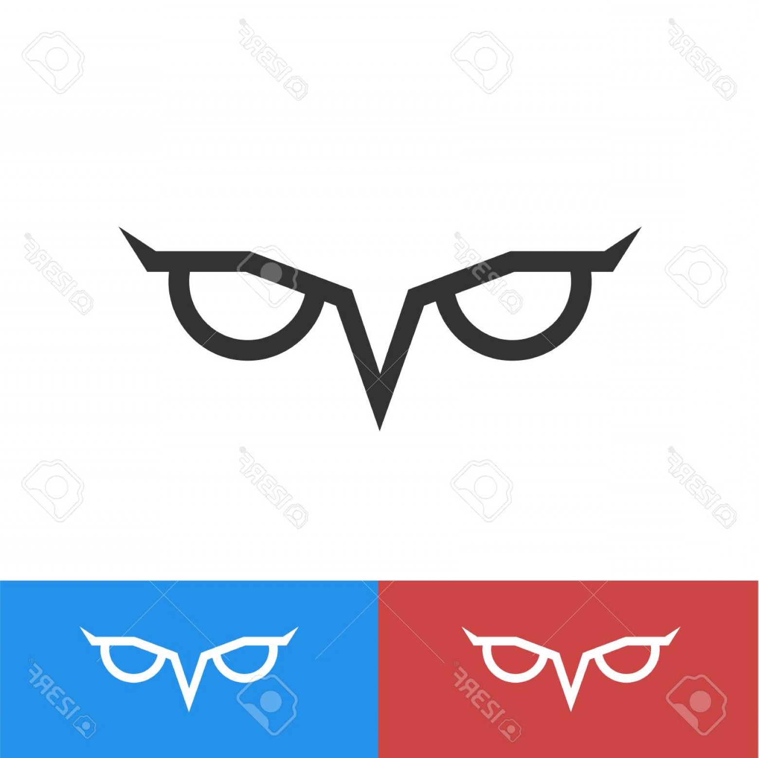 Photostock Vector Simple Owl Eye Vector Logo Template Handandbeak 1560x1558 Photostock Vector Simple Owl Eye Vector Logo Template Handandbeak