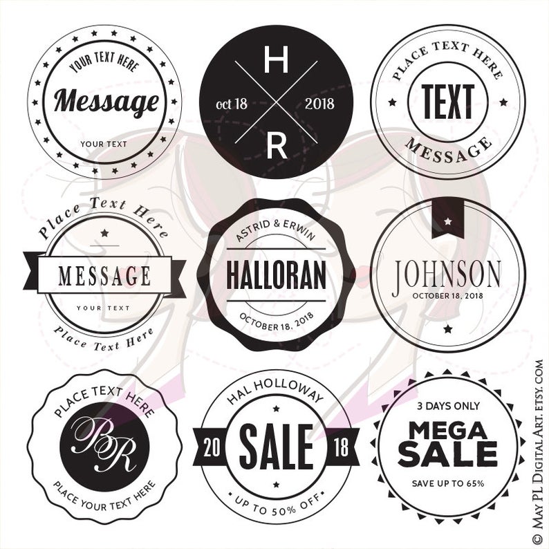 Simple Logo Design Minimalist Circle Badge Logo Frames Etsy 794x794 Simple Logo Design Minimalist Circle Badge Logo Frames Etsy