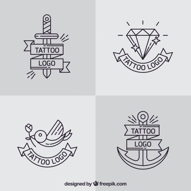 Simple Logo Tattoo Collection Vector Free Download 626x626 Simple Logo Tattoo Collection Vector Free Download