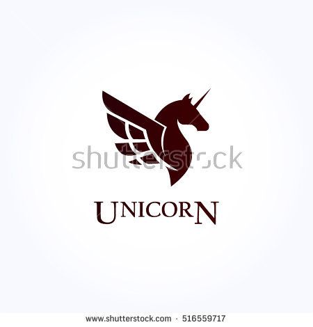 Simple Dark Brown Black Unicorn Head With Wing Logo Vector 450x470 Simple Dark Brown Black Unicorn Head With Wing Logo Vector