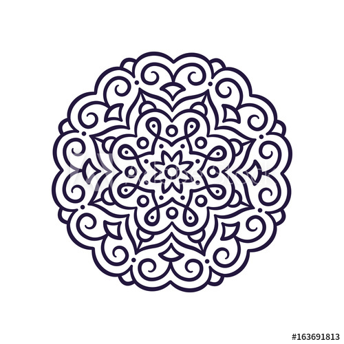 500x500 Simple Mandala Ornament