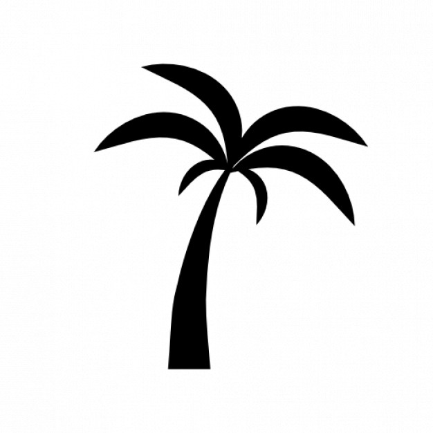 Palm Tree Silhouette Icons Free Download 626x626 Palm Tree Silhouette Icons Free Download