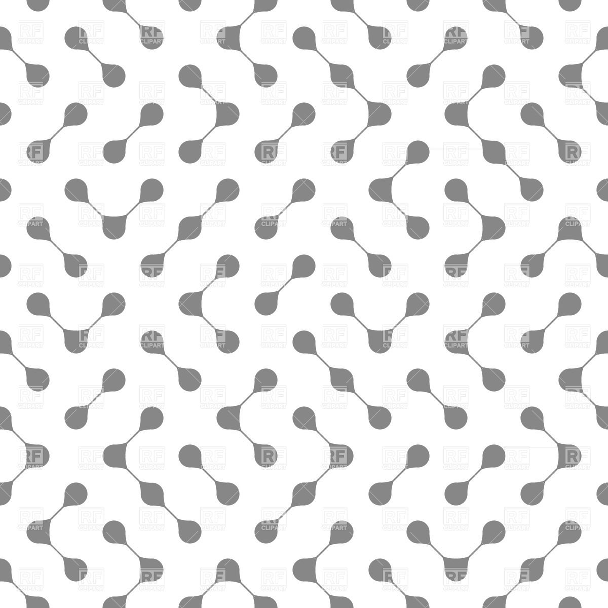 1200x1200 Abstract Seamless Pattern Made Of Simple Connected Drops Vector