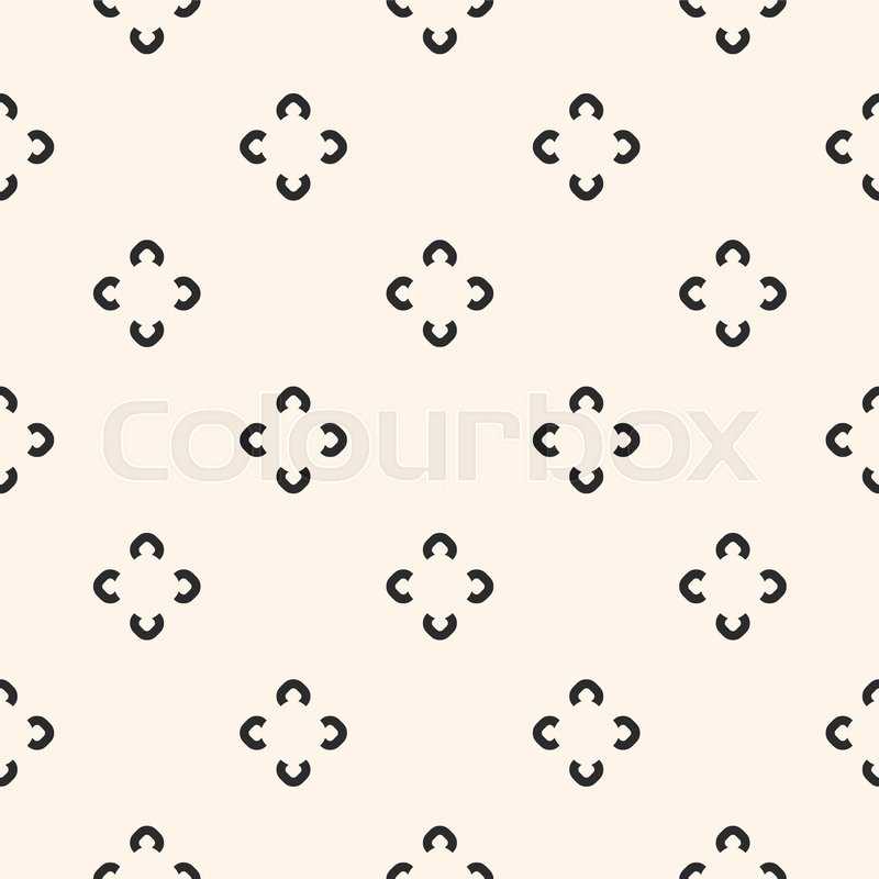 800x800 Simple Floral Pattern Vector Stock Vector Colourbox