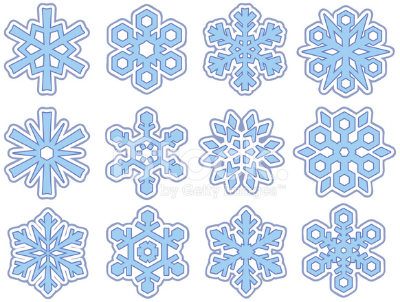 Twelve Simple Snowflakes 582x439 Twelve Simple Snowflakes