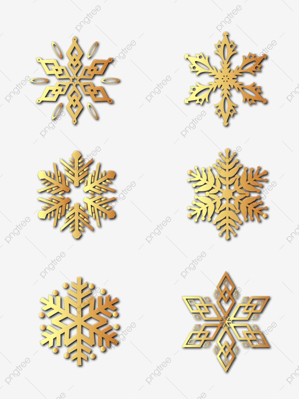 Golden Gradient Simple Snowflake Collection, Snowflake, Christmas 1200x1602 Golden Gradient Simple Snowflake Collection, Snowflake, Christmas