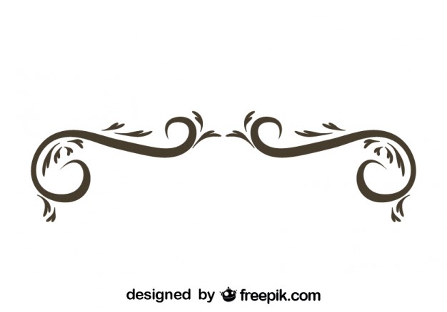 626x438 Retro Simple Swirl Graphic Element Vector Free Download