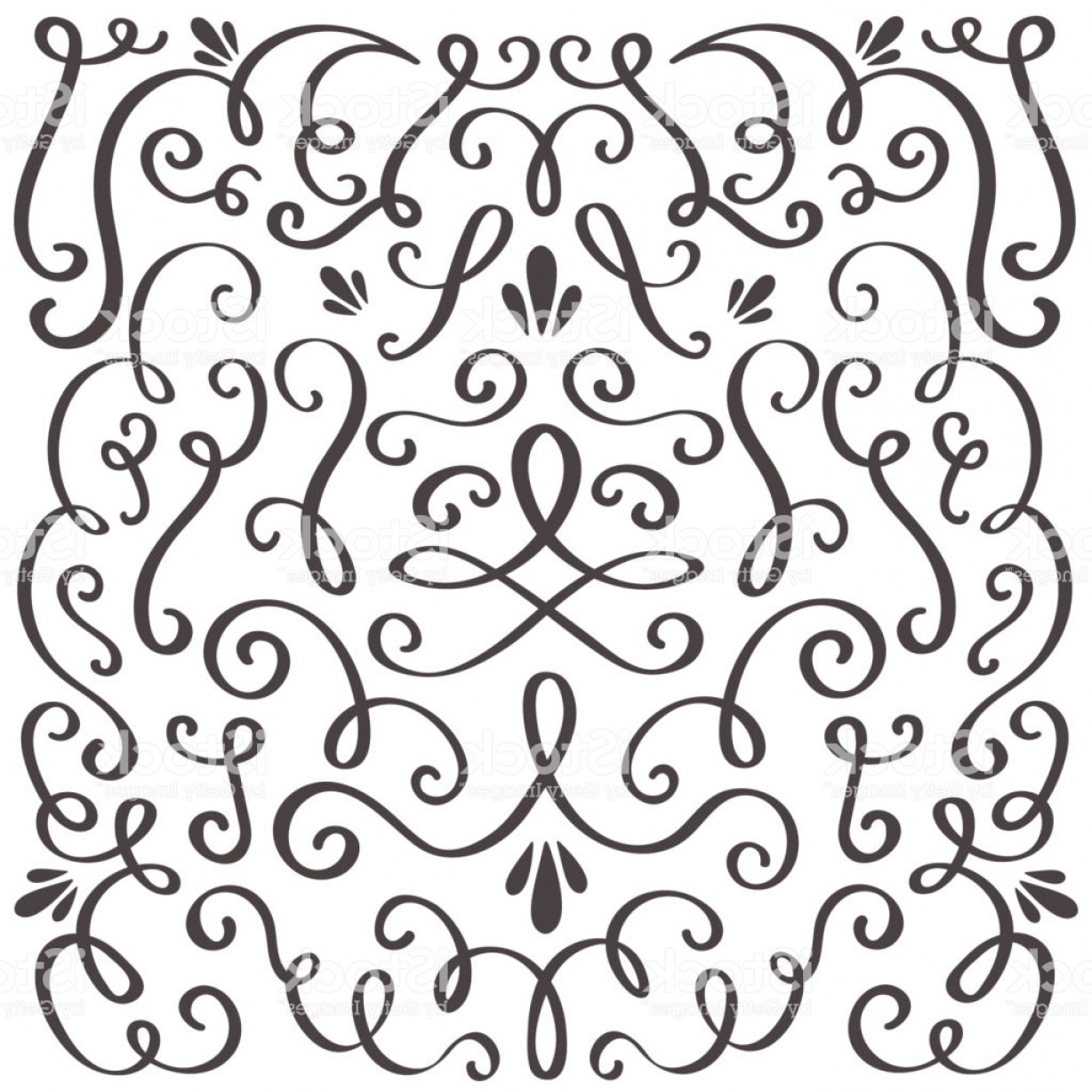 1228x1228 Decorative Swirls Swirled Vintage Ornament Swirling Border