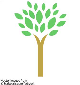 335x355 Download Simple Leaf Tree