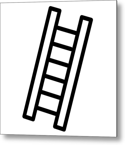 493x572 Ladder Simple Vector Icon Black And White Illustration Of Ladder