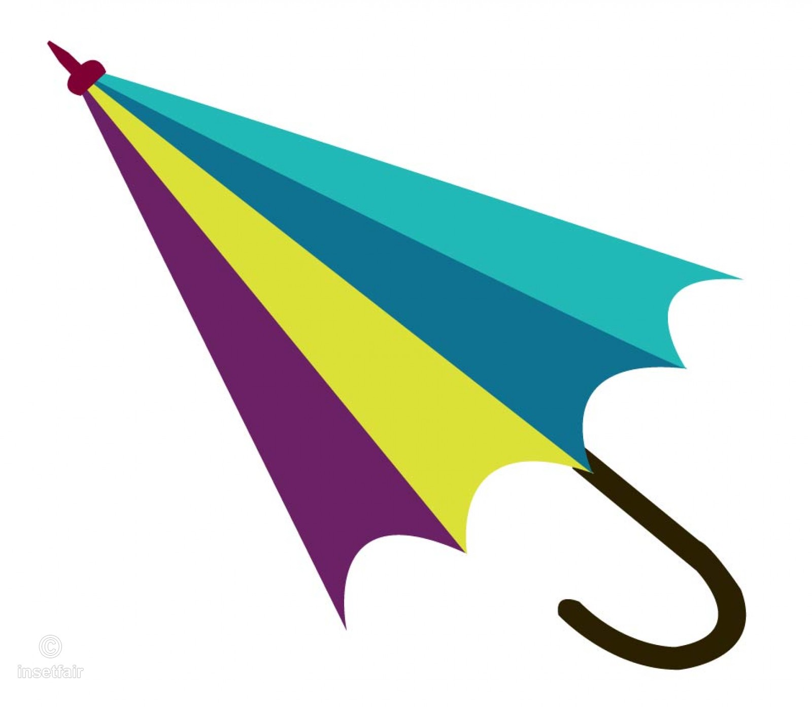 1600x1392 Free Folded Umbrella Simple Vector Clip Art