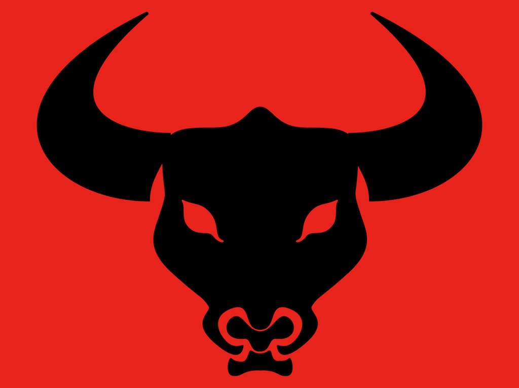 1024x765 Simple Bull Head Vector Art Graphics