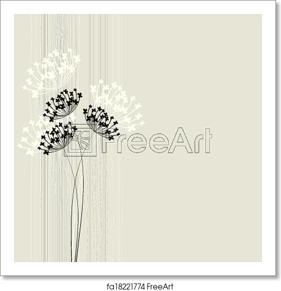 561x581 Free Art Print Of Flower Vector Background Simple And Clean