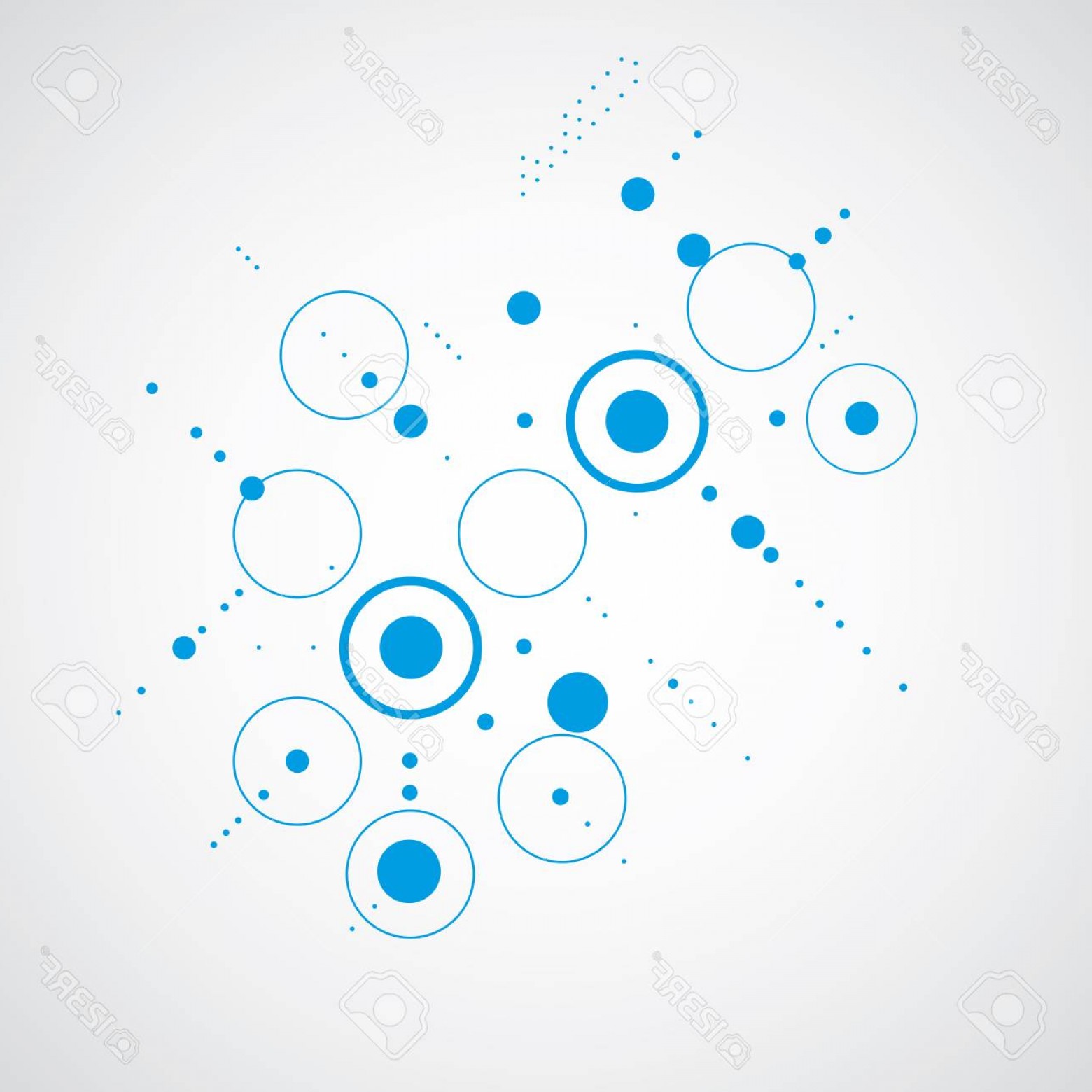 1560x1560 Photostock Vector Modular Bauhaus Blue Vector Background Created