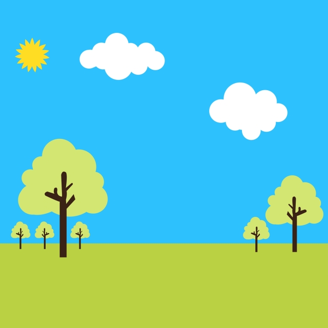 640x640 Simple Kids Greenland Vector Background, Vector, Green, Kids