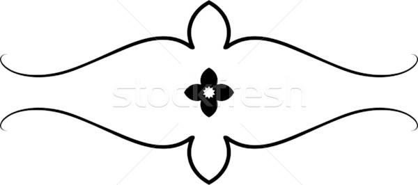 600x266 Simple Vector Floral Design Vector Illustration Mr Vector