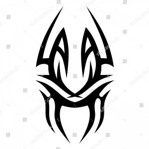 300x300 Tattoo Tribal Vector Design Simple Logo Newwaysys