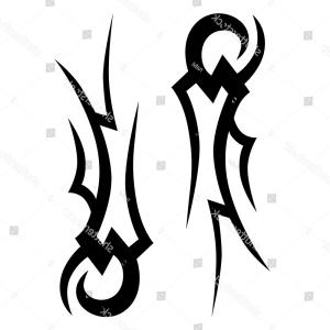300x300 Tattoo Tribal Vector Design Simple Logo Hoodamathrun