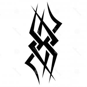 300x300 Tribal Tattoo Vector Design Sketch Tribal Tattoo Vector Design