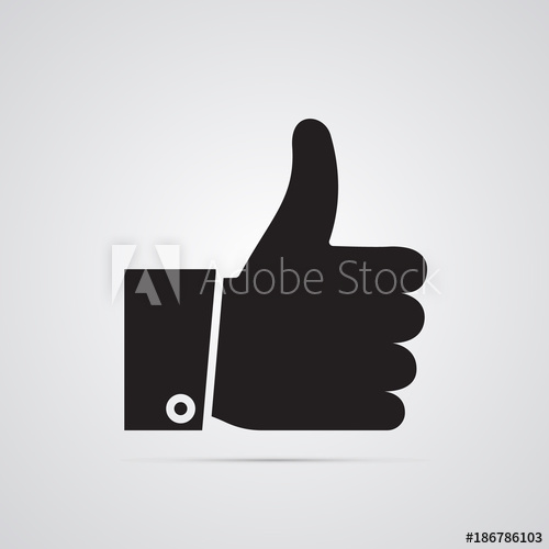 500x500 Carved Silhouette Flat Icon, Simple Vector Design With Shadow