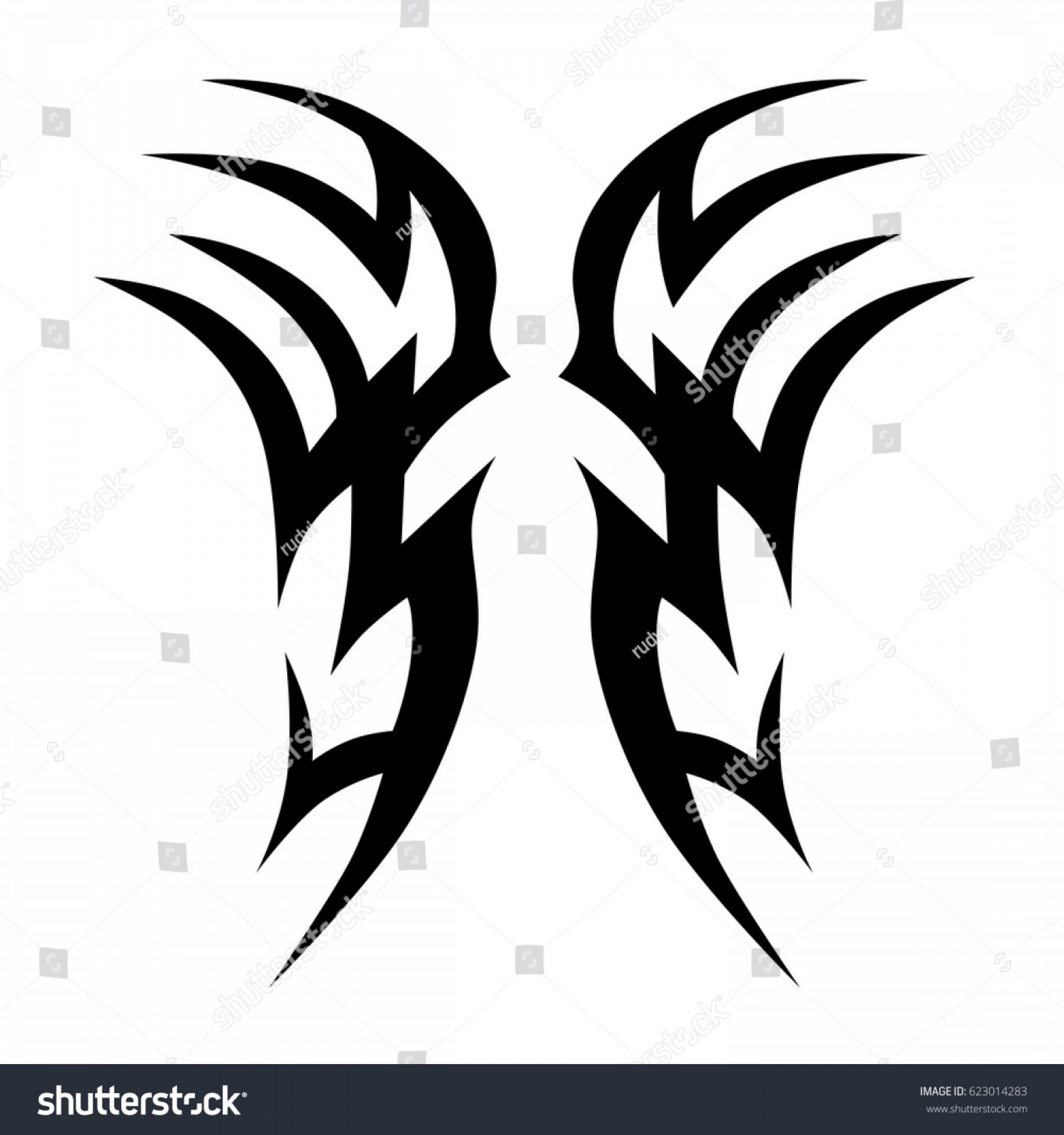 2160x2304 Tattoo Sketch Tribal Vector Design Simple Hoodamathrun