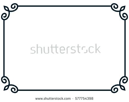 450x358 Vintage Frame Border Vector Frame Vintage Frame Border Line