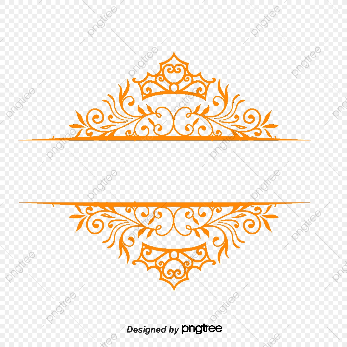 1200x1200 Simple Vector Continental Crown Border, Vector, Continental