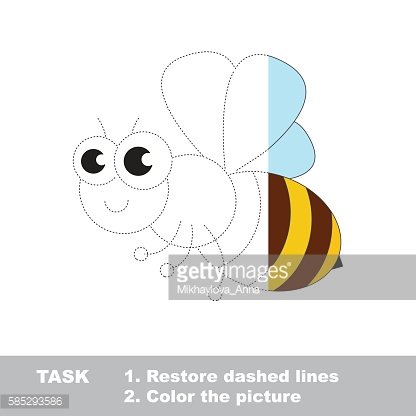 416x416 The Cute Honeybee To Be Simple Vector Trace Premium Clipart